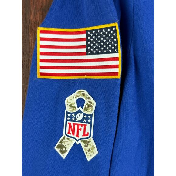 Nike New York Giants NFL Salute To Service Long Sleeve Shirt Activewear Small - Picture 3 of 9